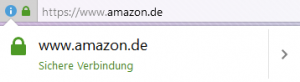 Sichere Website in Firefox