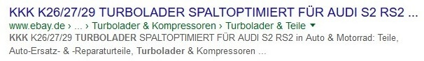 Bild: Breadcrumbs SEO in den SERPS