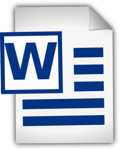 Word Dokument Symbol