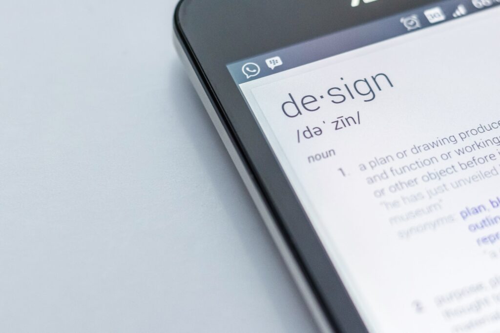Google Definition von Design